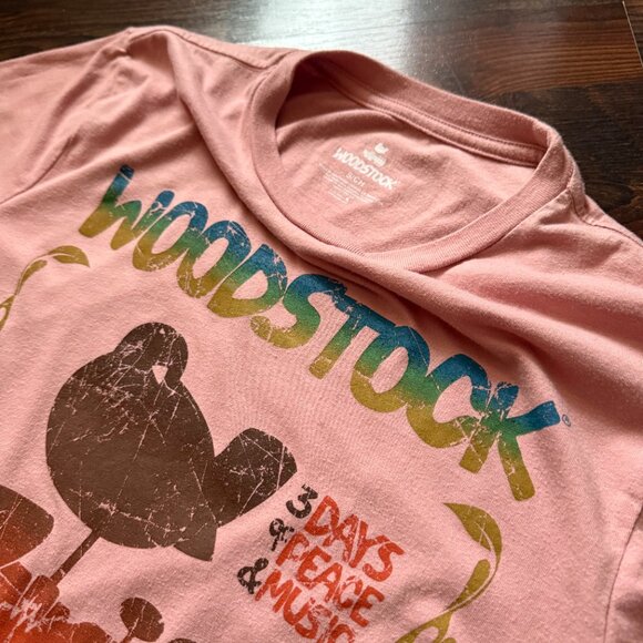 Woodstock Long-Sleeve T-Shirt - Pink - Unisex - Size S - Picture 4 of 7